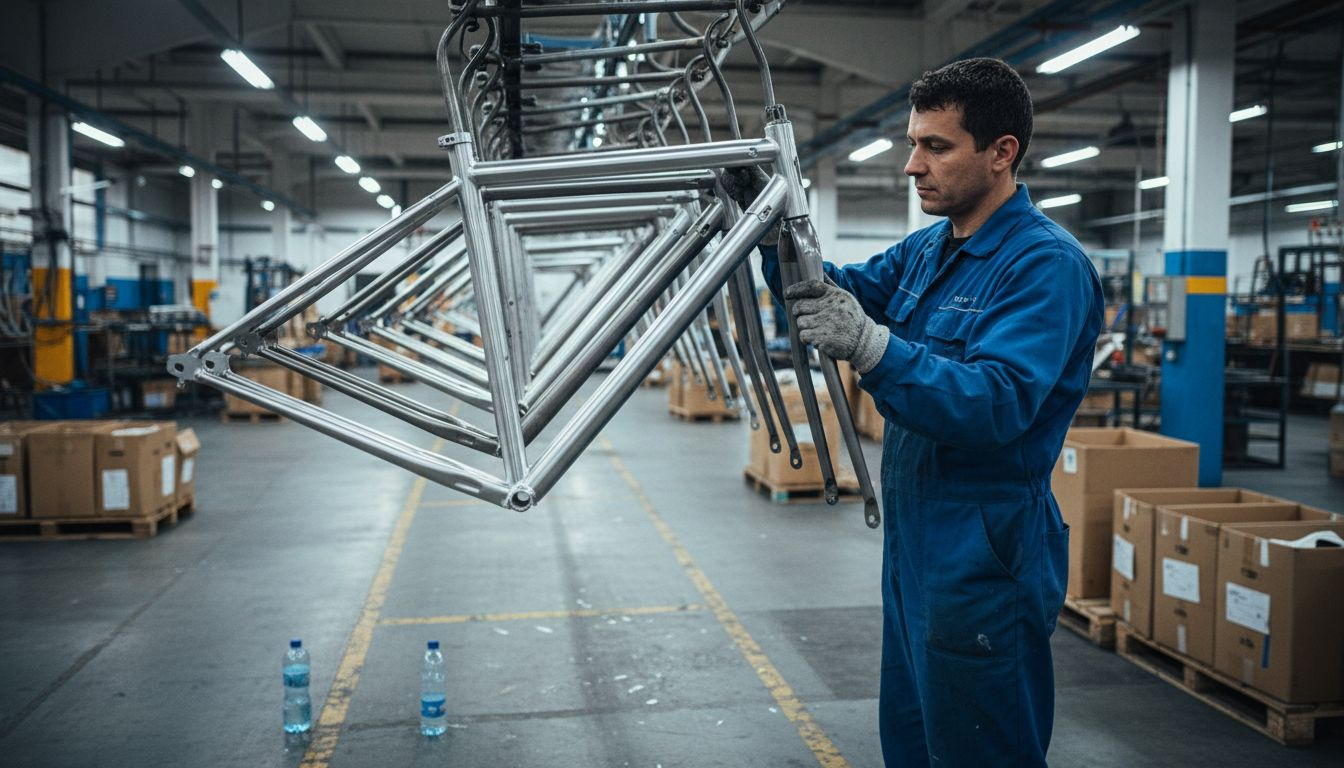 Fabricación de cuadros de bicicleta a nivel industrial
