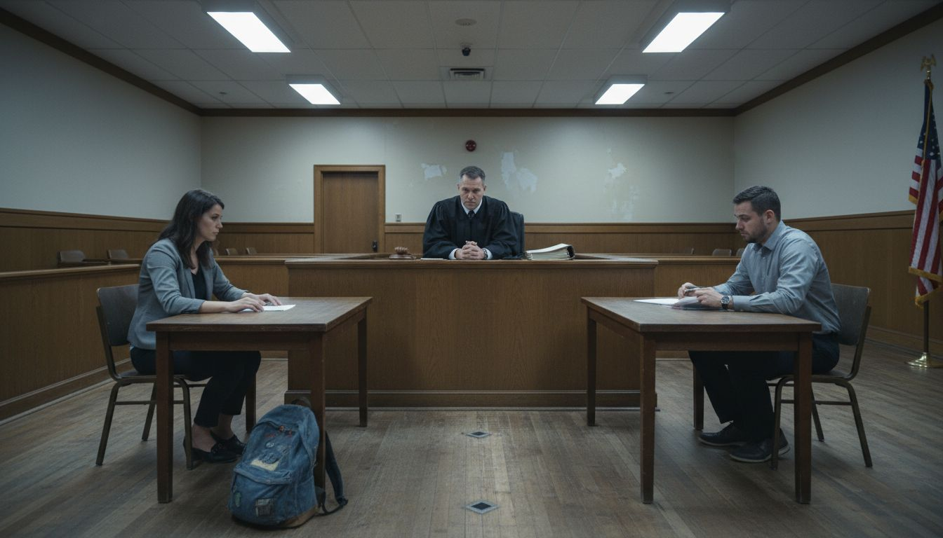 Judge presiding over child custody case