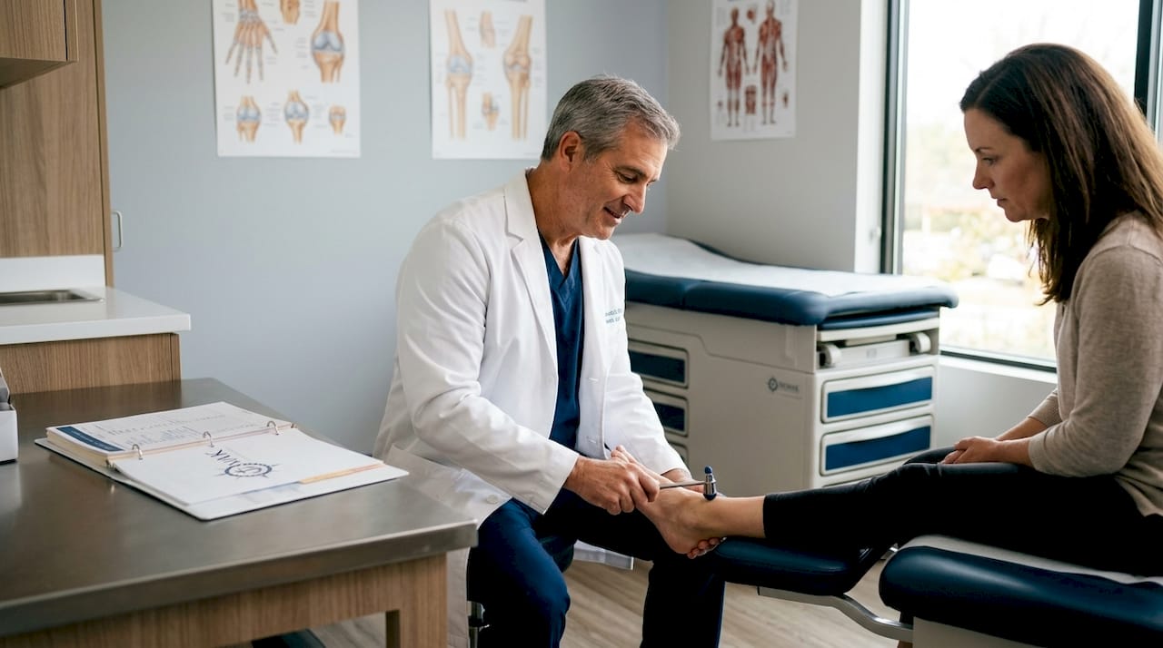 Orthopedic exam for neurological deficit