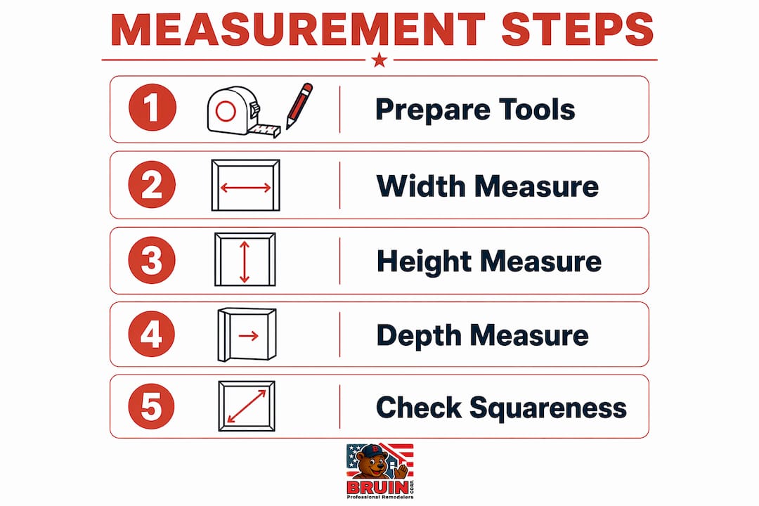 Window Measure Guide Replacement Window Sizing: A Homeowner's Measurement Guide