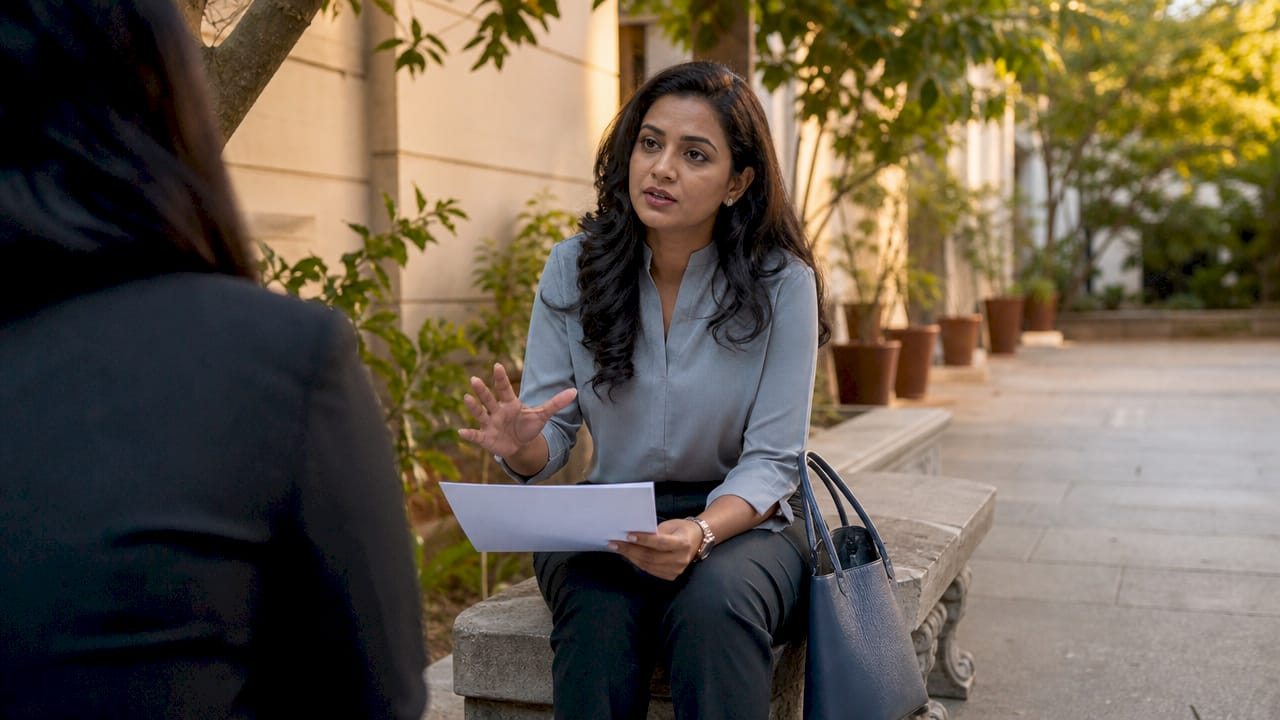 Lawyer explaining legal rights to client