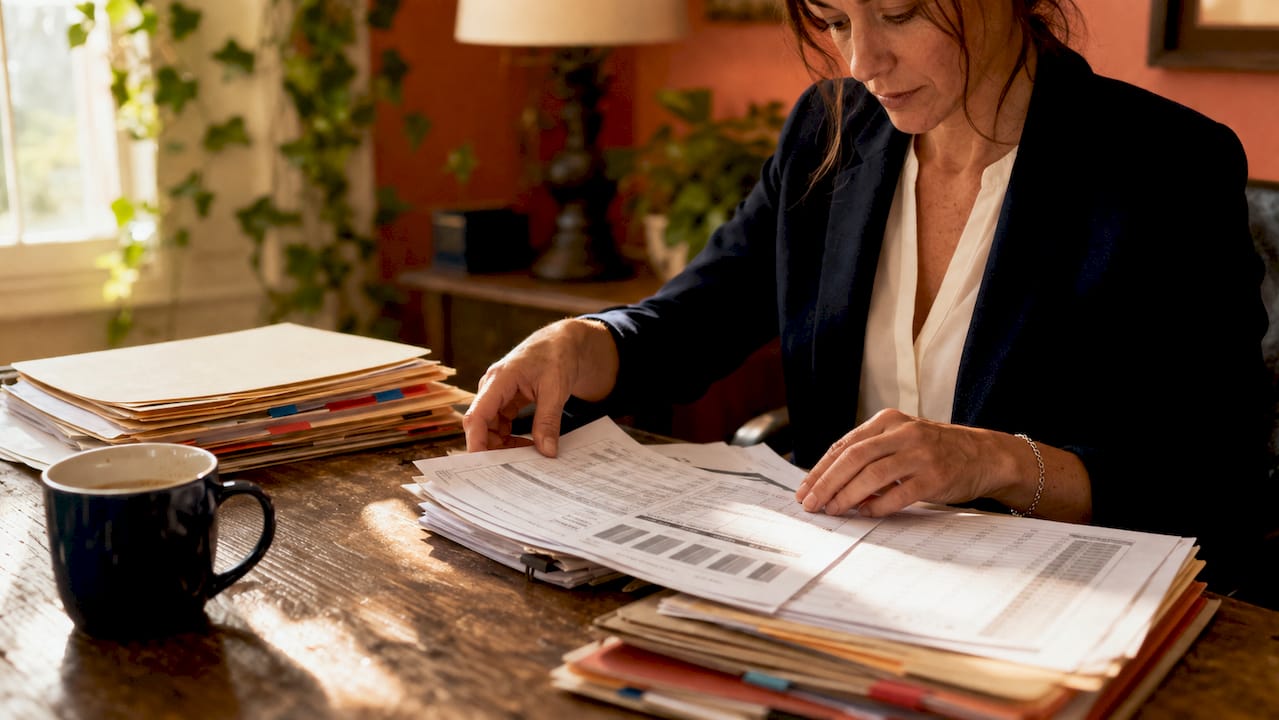 Detective arranging felony classification reports