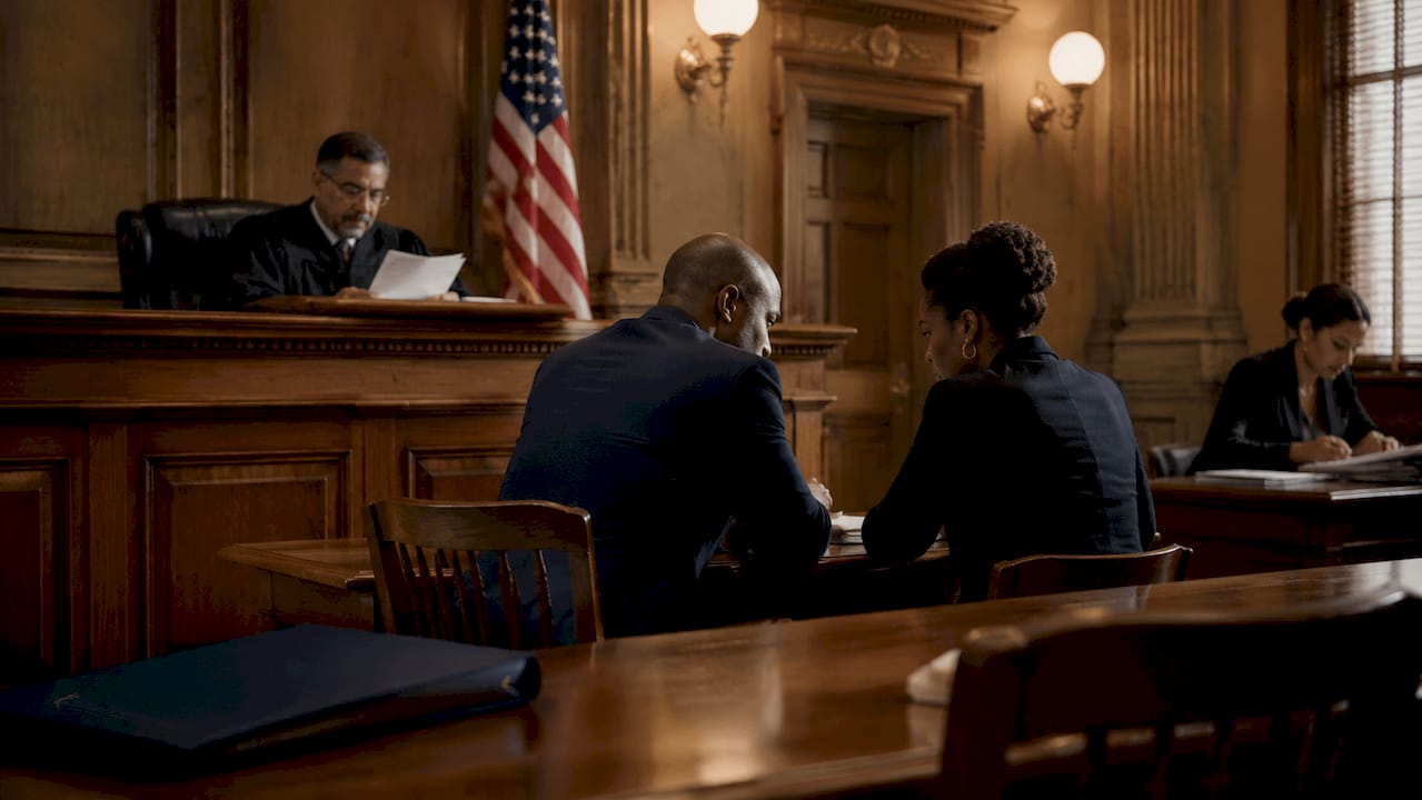 Massachusetts courtroom during OUI proceedings
