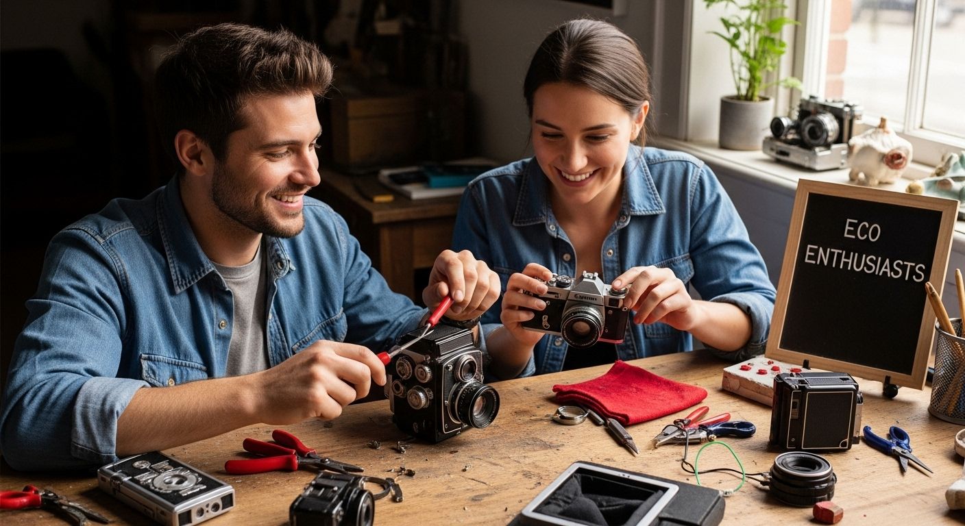 retro tech eco enthusiasts