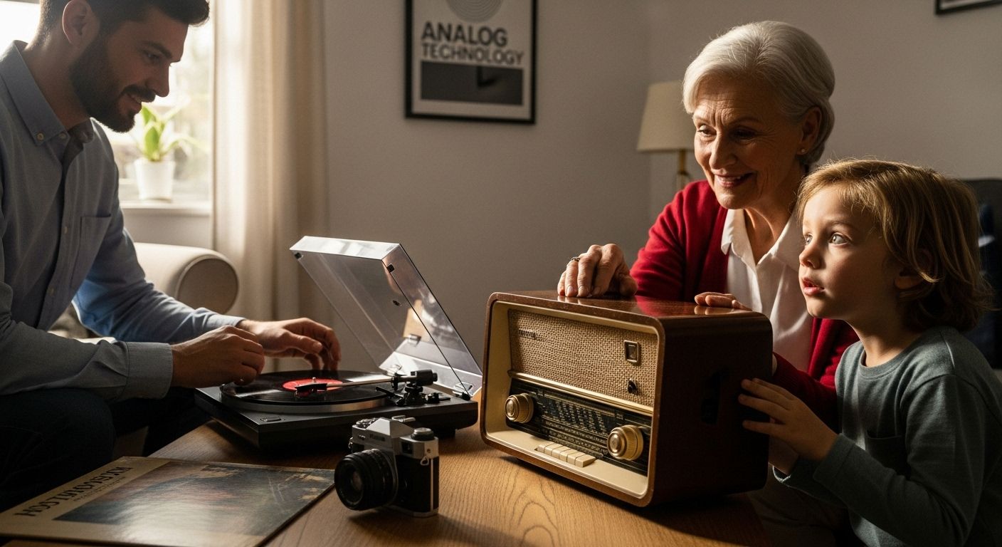 analog technology family interaction