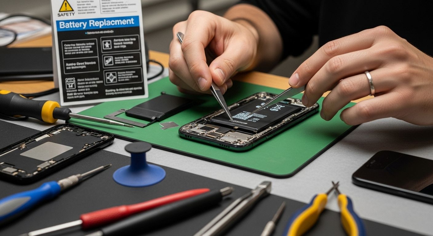 battery removal hands tools