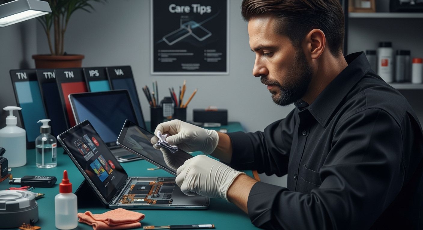 lcd screen repair care tips