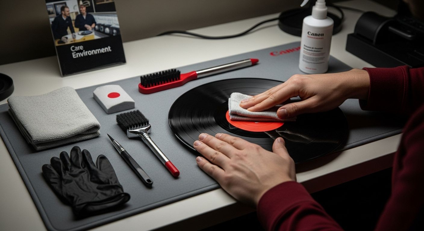 vinyl care demonstration