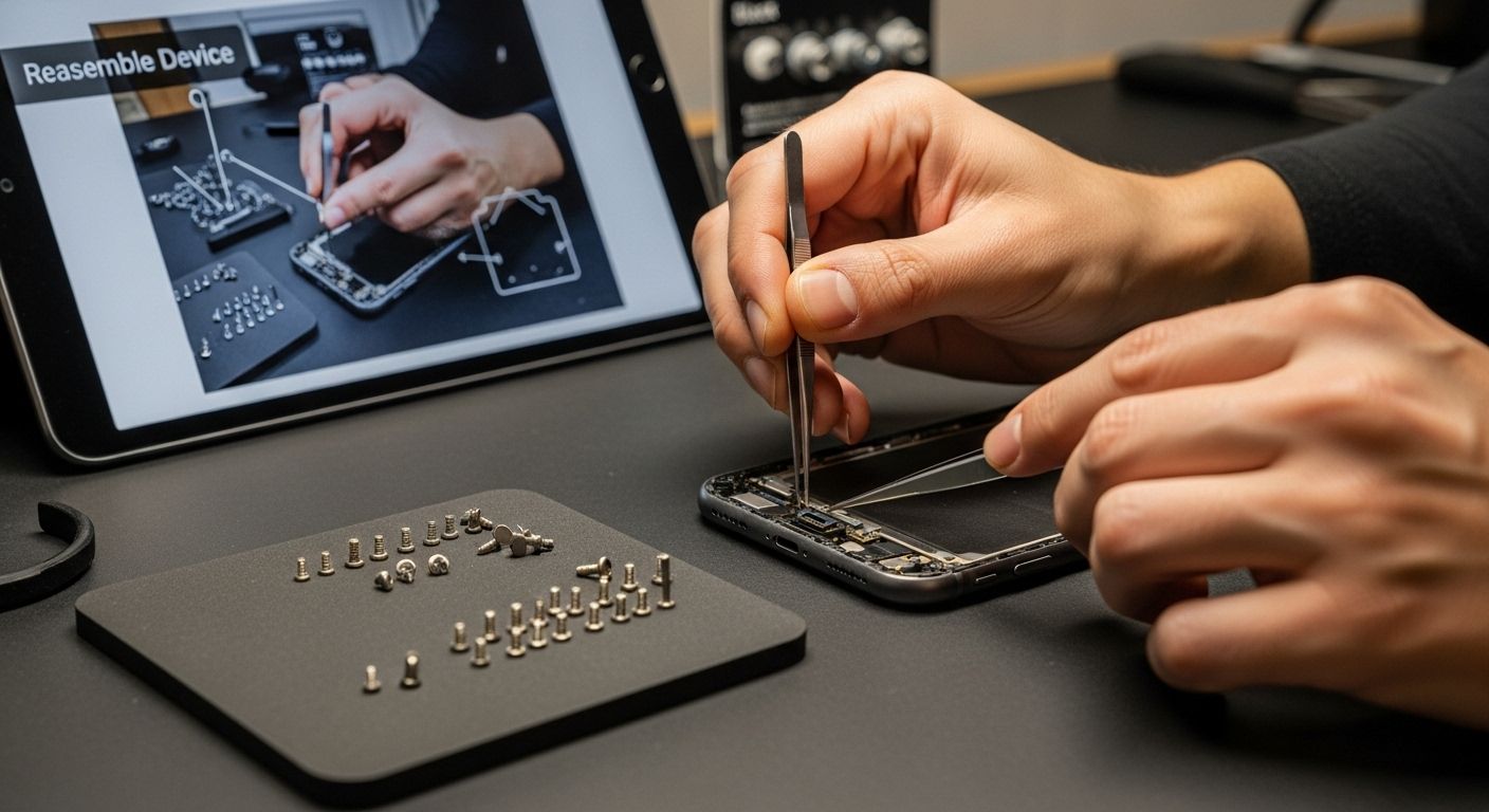 charging port reassembly