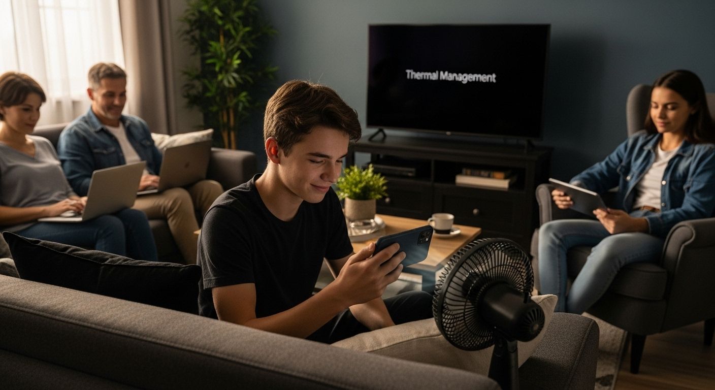 smartphone cooling prevention