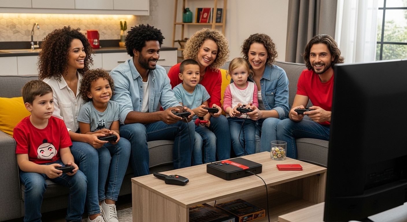 plug and play retro games, family gaming, nostalgia