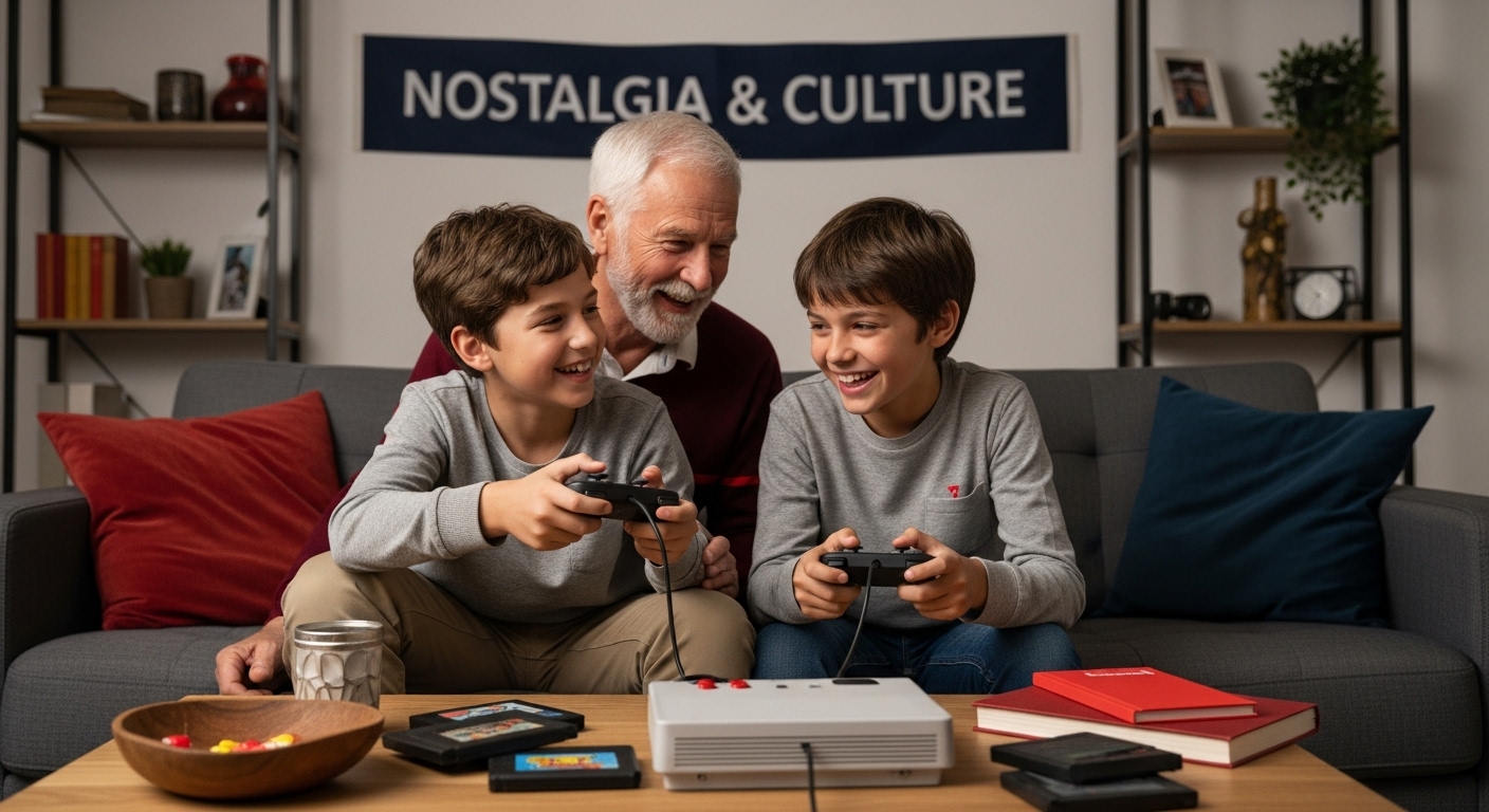 nostalgia family retro gaming