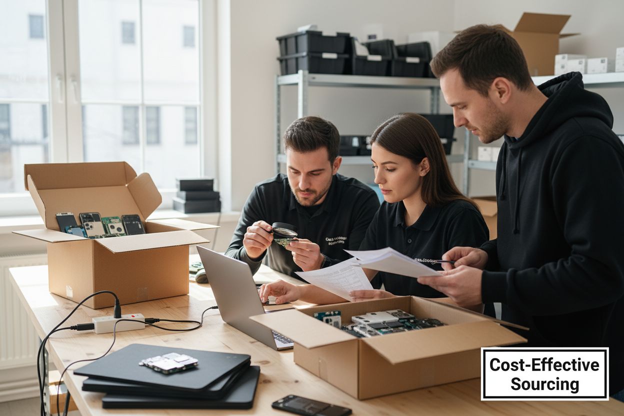 phone parts sourcing team