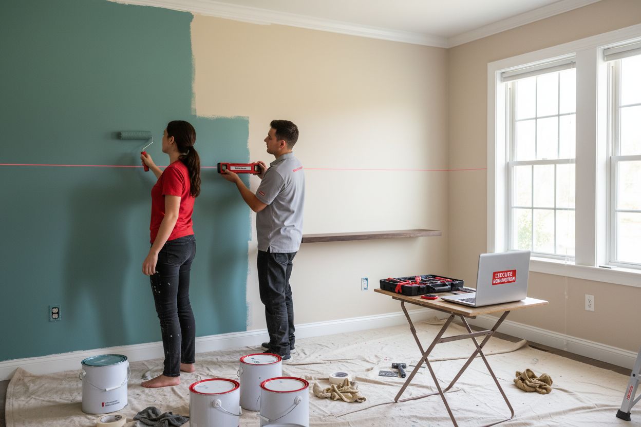 diy home renovation painting