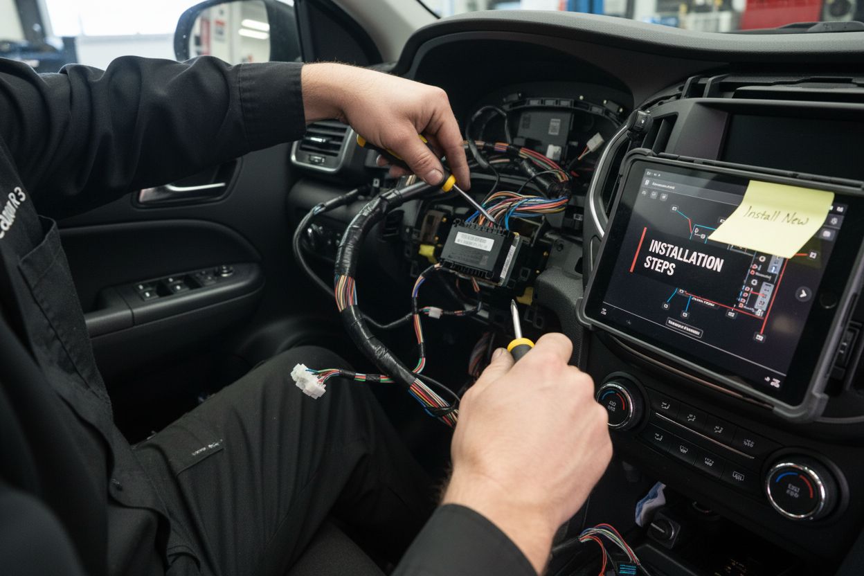 install automotive electronics module