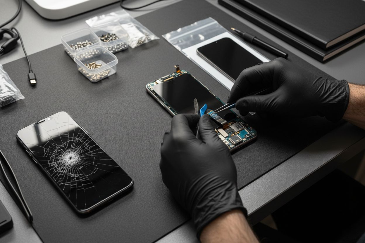 phone screen damage comparison