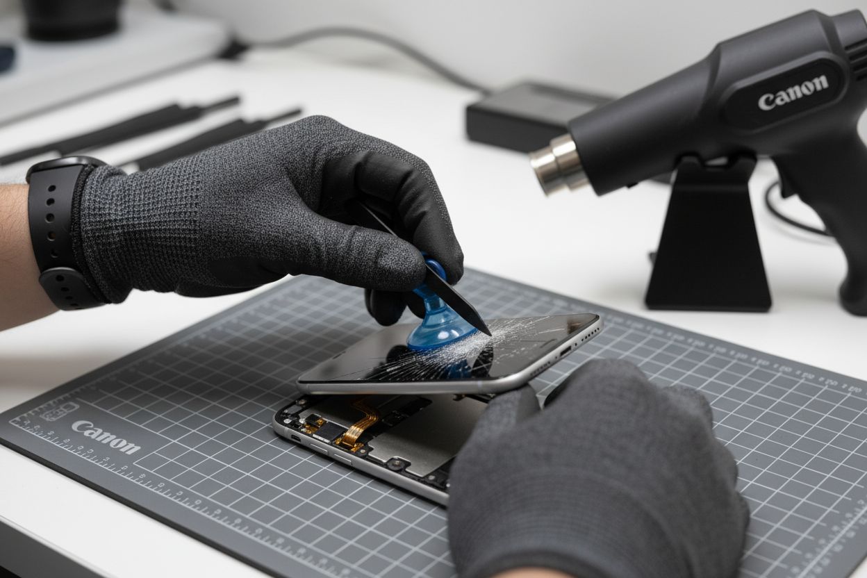 iPhone 11 screen removal process