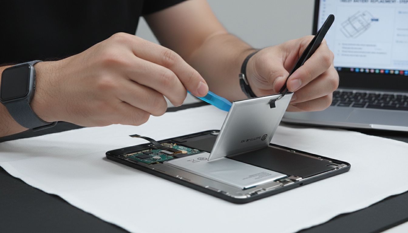 tablet battery removal