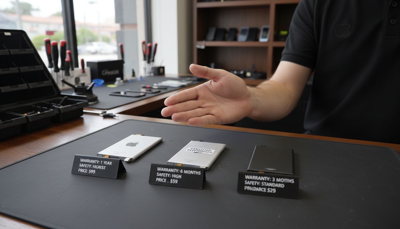 battery comparison iPhone X