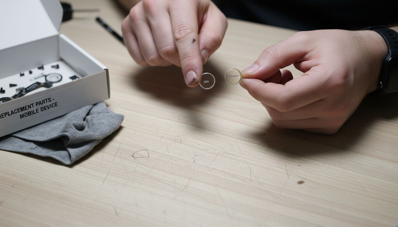 Comparison of OEM versus aftermarket iPhone glass