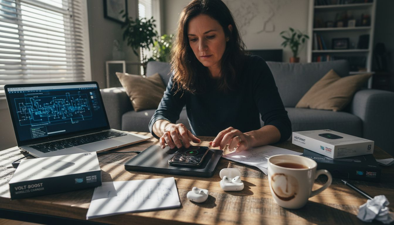 Testing new mobile accessory technology at home