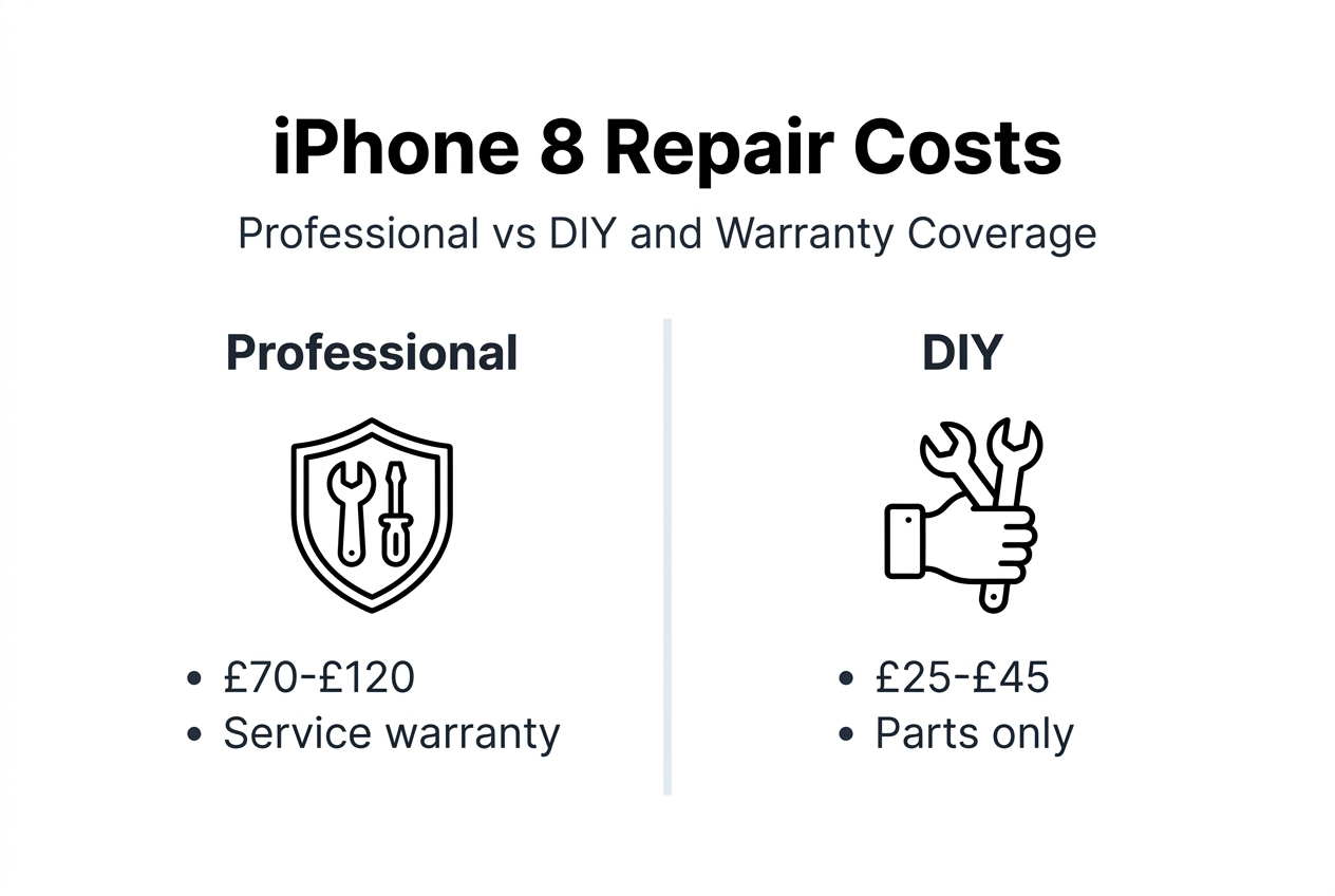 Infographic contrasting pro and DIY repair costs