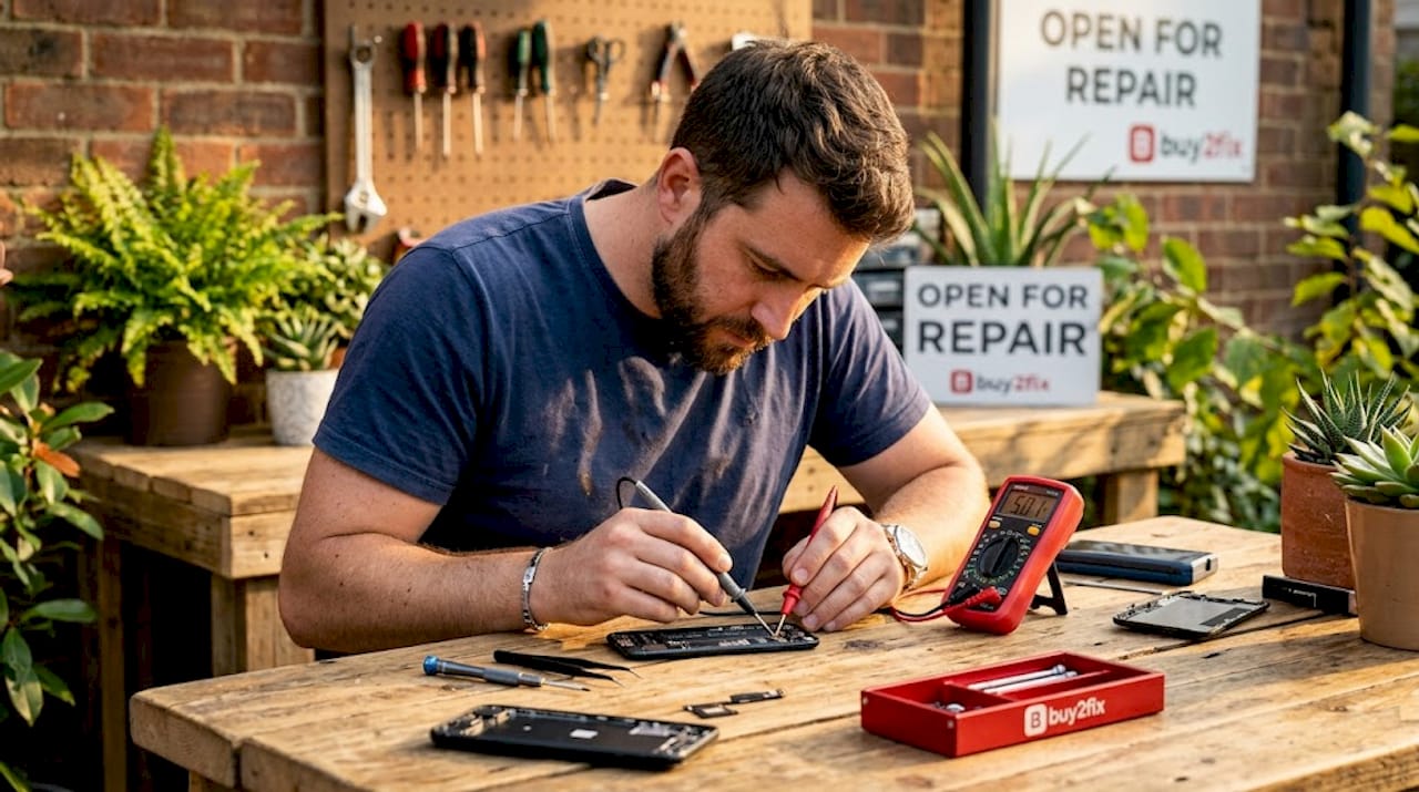 Testing phone charging port flex cable
