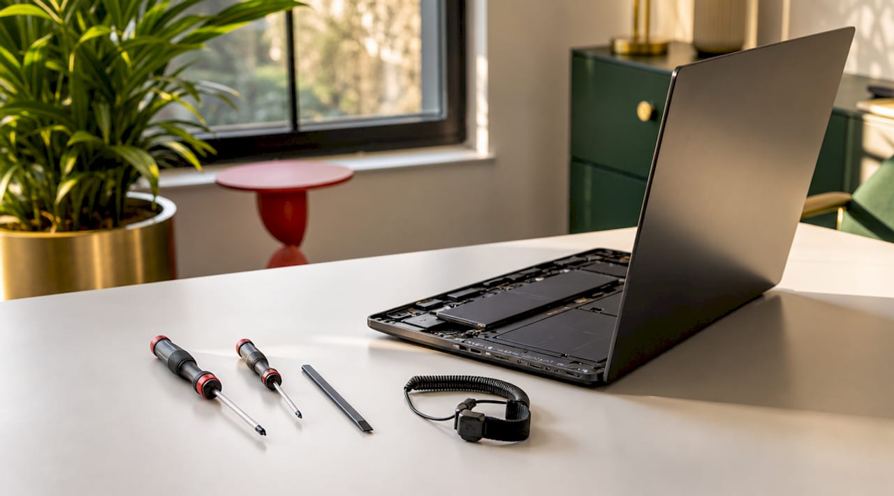 Essential tools for replacing laptop battery