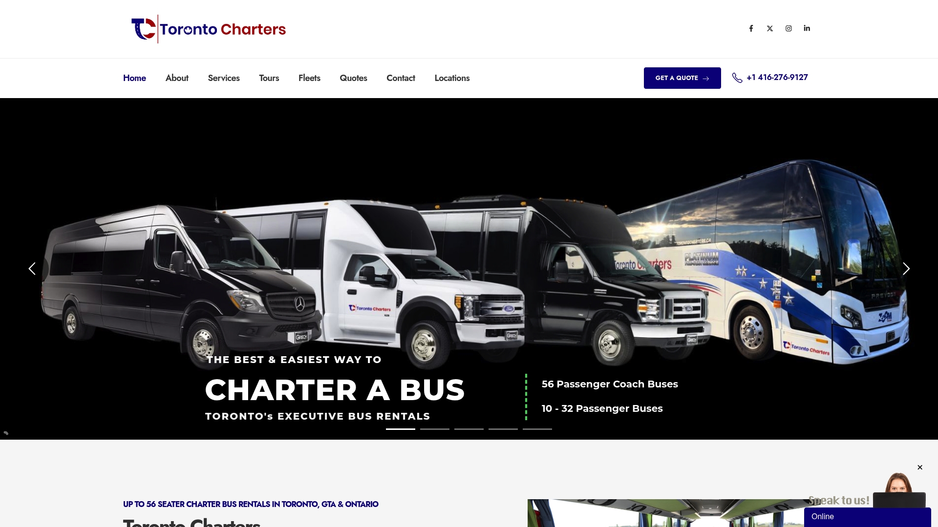 https://torontocharters.ca