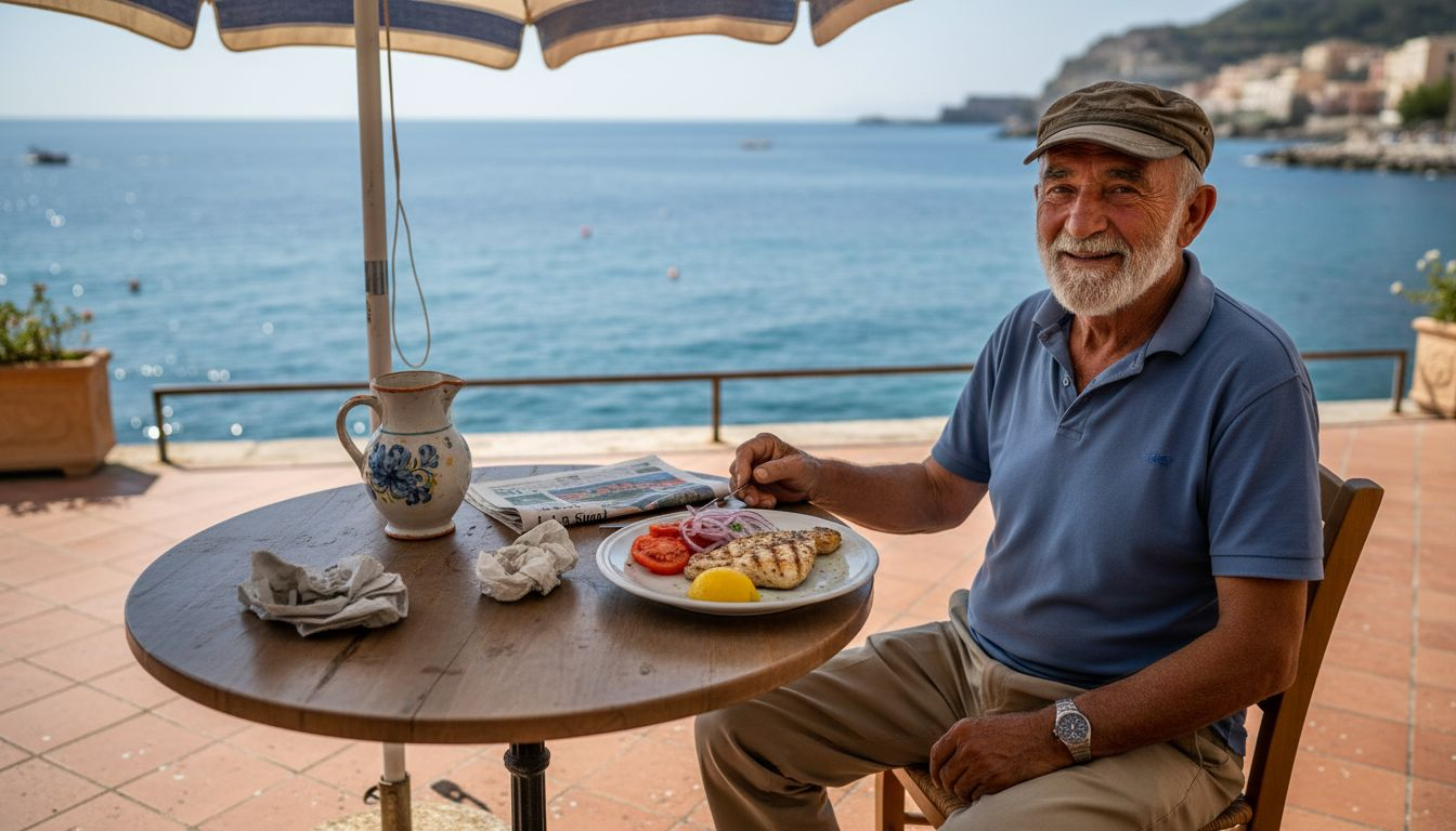 Seaside Sicilian trattoria with local diner