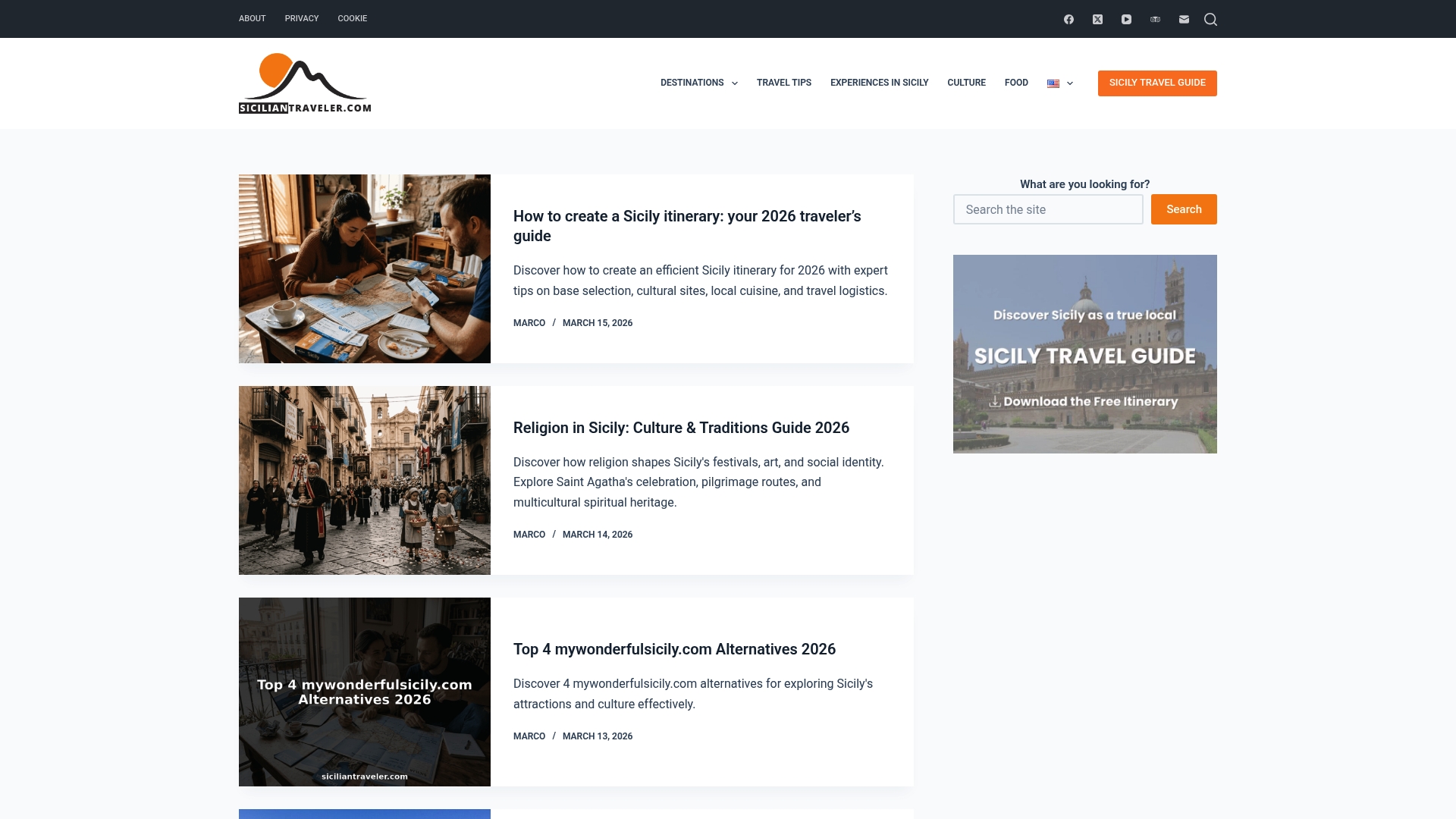 Top 5 thesicilianway.it Alternatives 2026 1 Product Screenshot