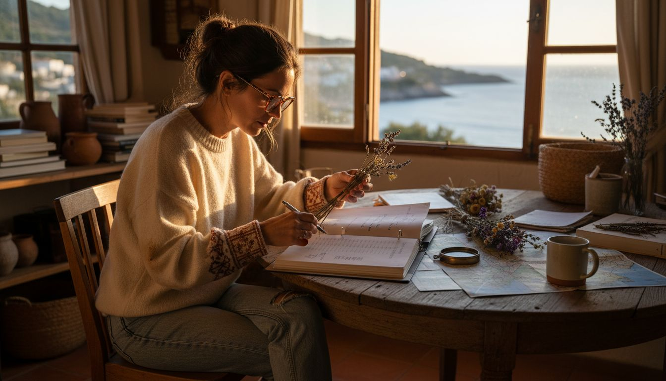 Wedding planner organizing elopement details