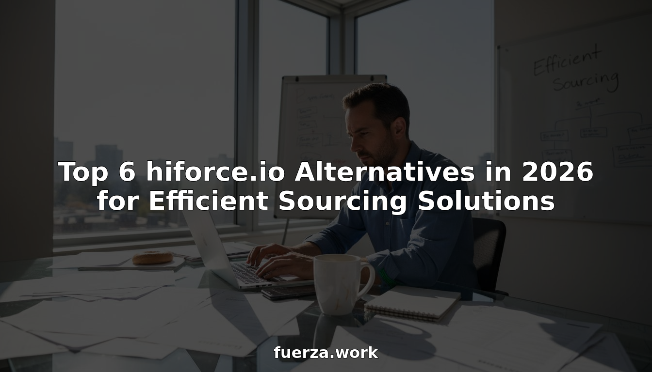 Top 6 hiforce.io Alternatives in 2026 for Efficient Sourcing Solutions