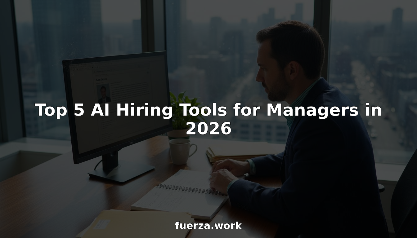 Top 5 AI Hiring Tools for Managers in 2026
