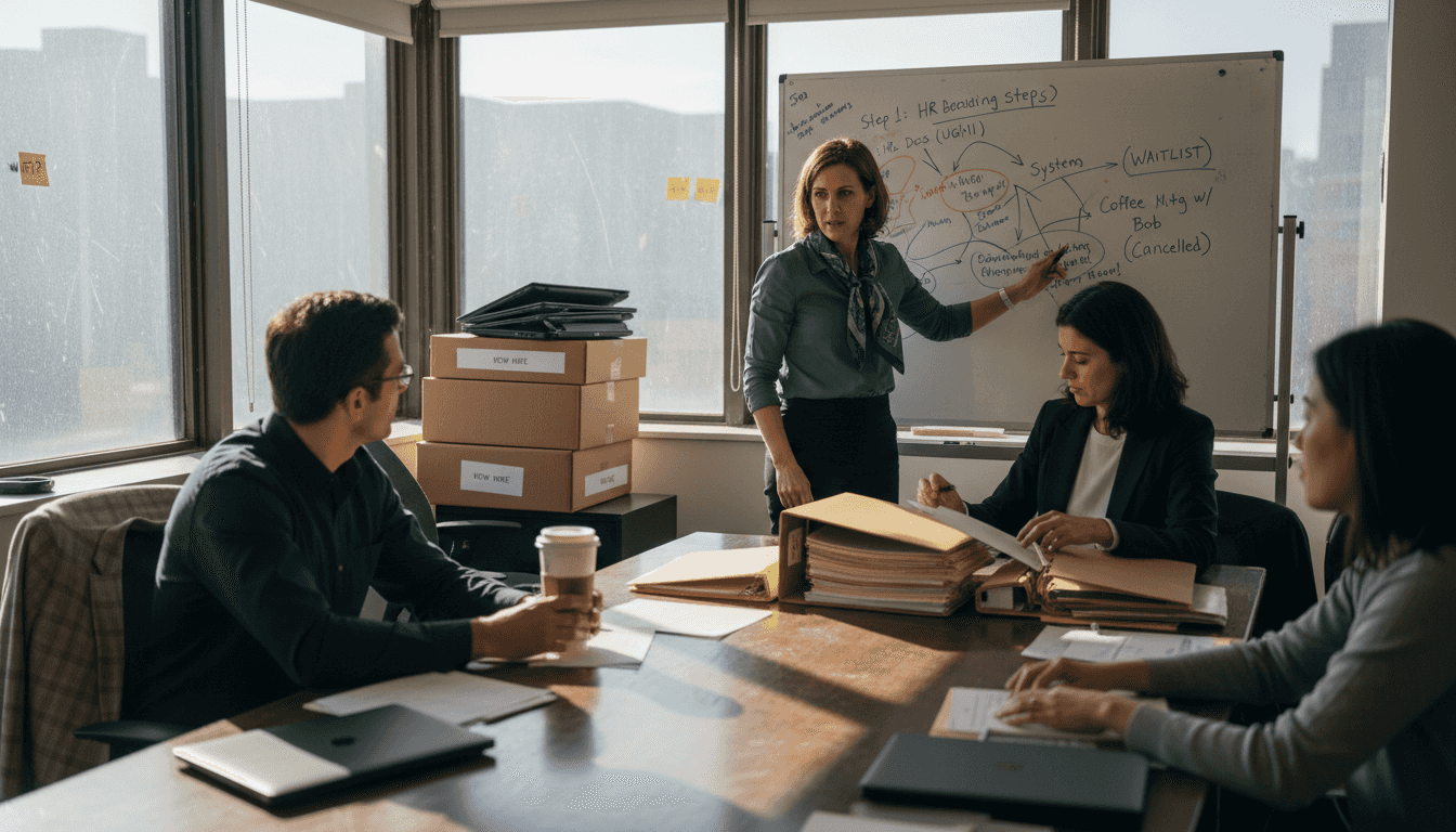 Team struggles with disorganized onboarding