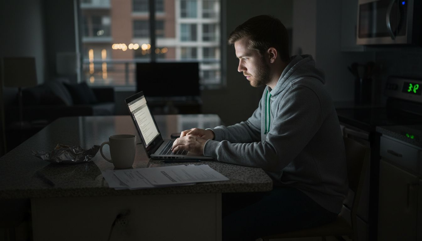 Employee using AI chatbot during onboarding