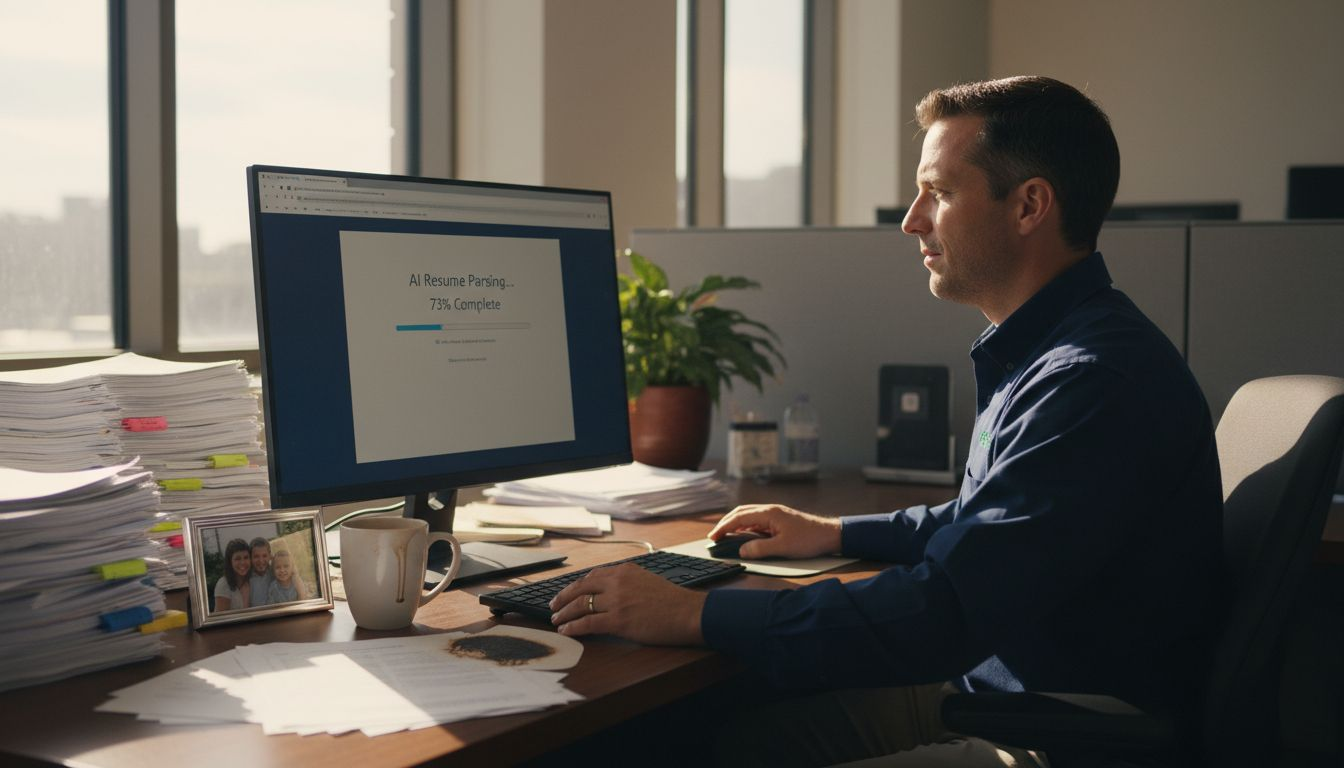 Recruiter using AI for resume parsing