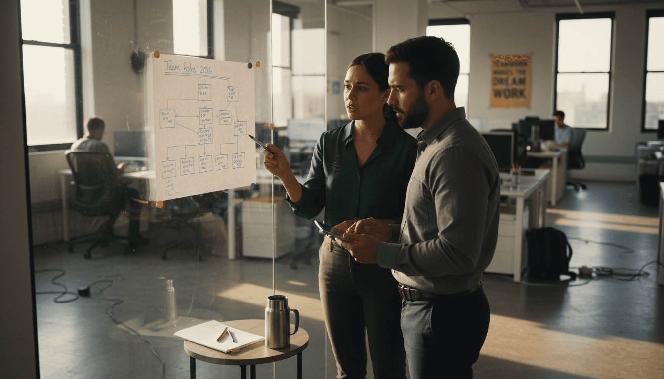 Manager and staff clarify hybrid team roles