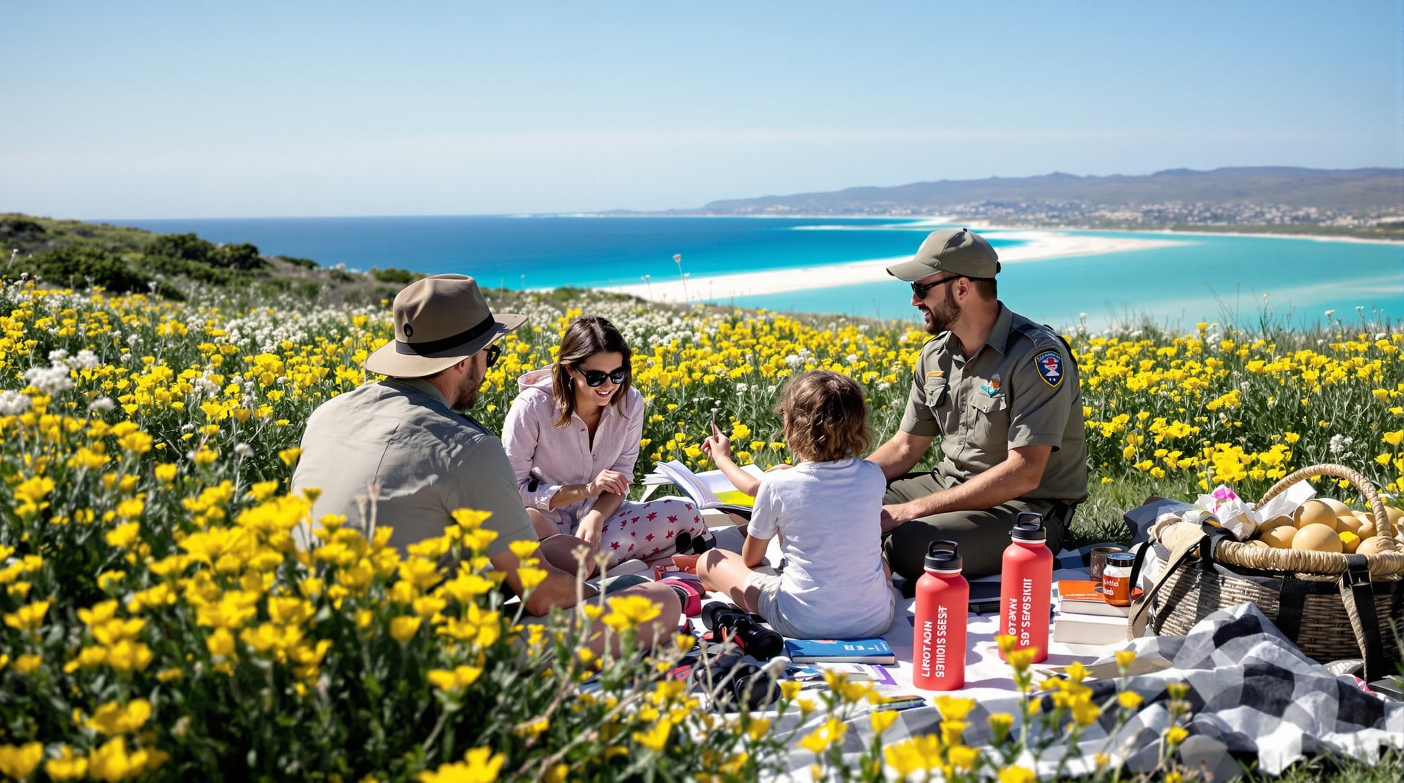 Visitors experience wildflowers and wildlife in West Coast National Park