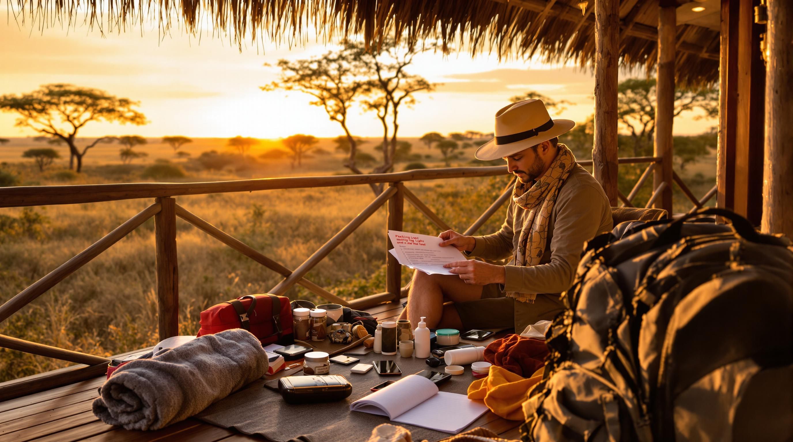 packing light safari lodge