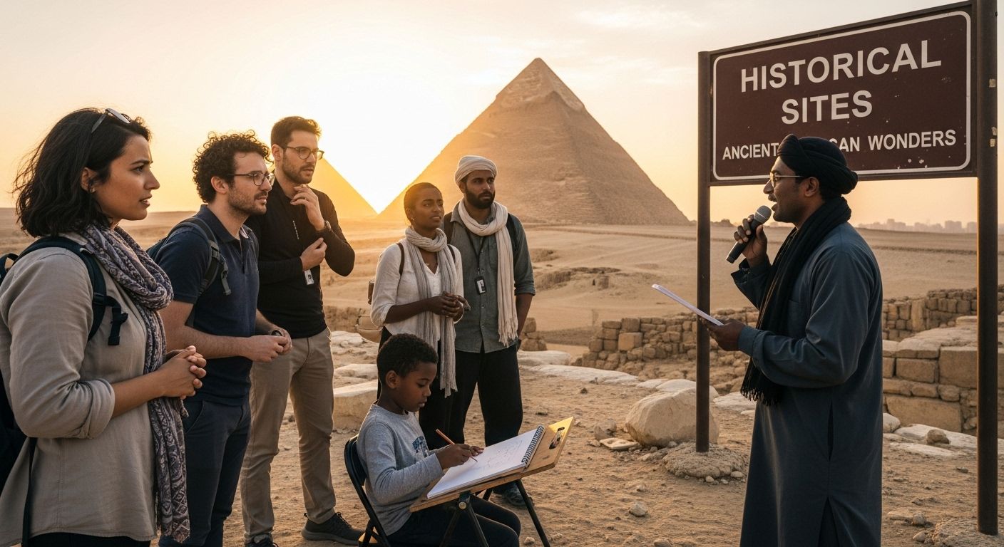 pyramids of giza travelers