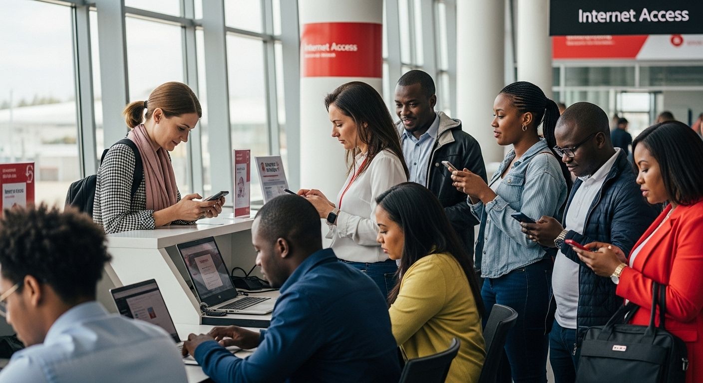 airport traveler connectivity