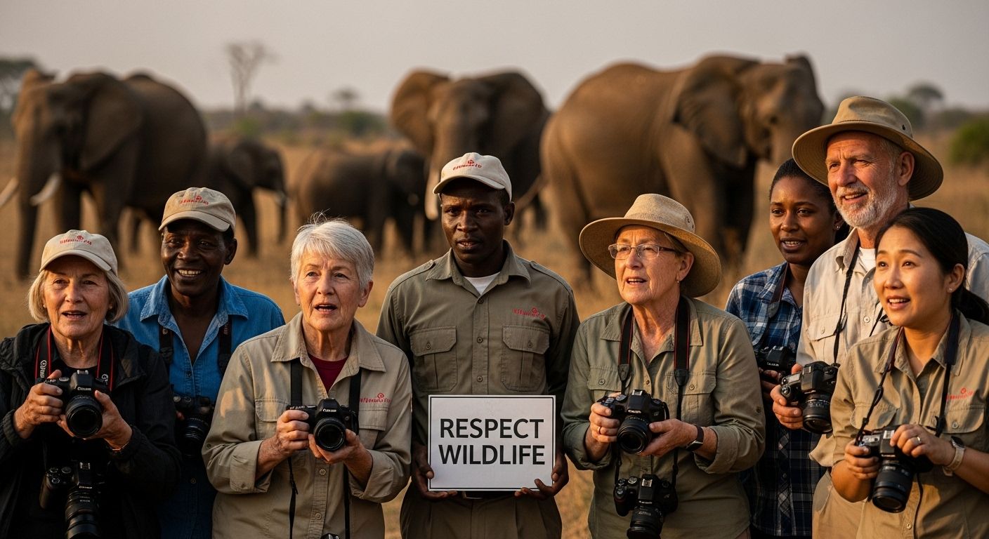 respect wildlife safari travel