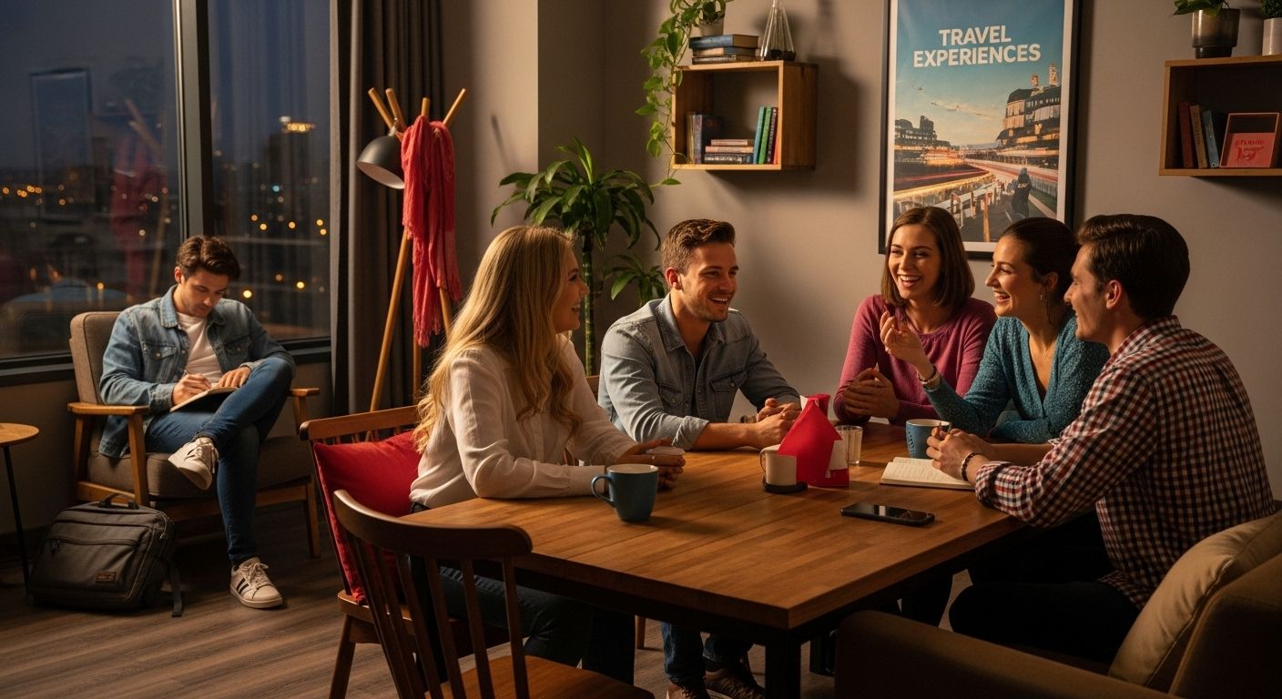 hostel group solo travel experience