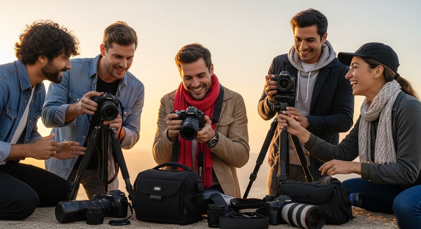 travel photography essentials, photographers, golden hour