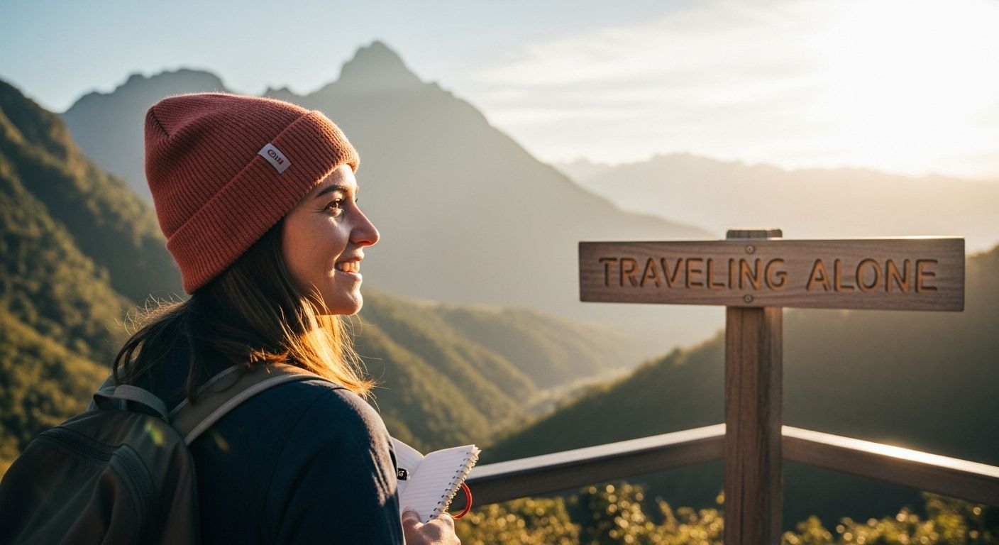 traveling alone benefits sunrise