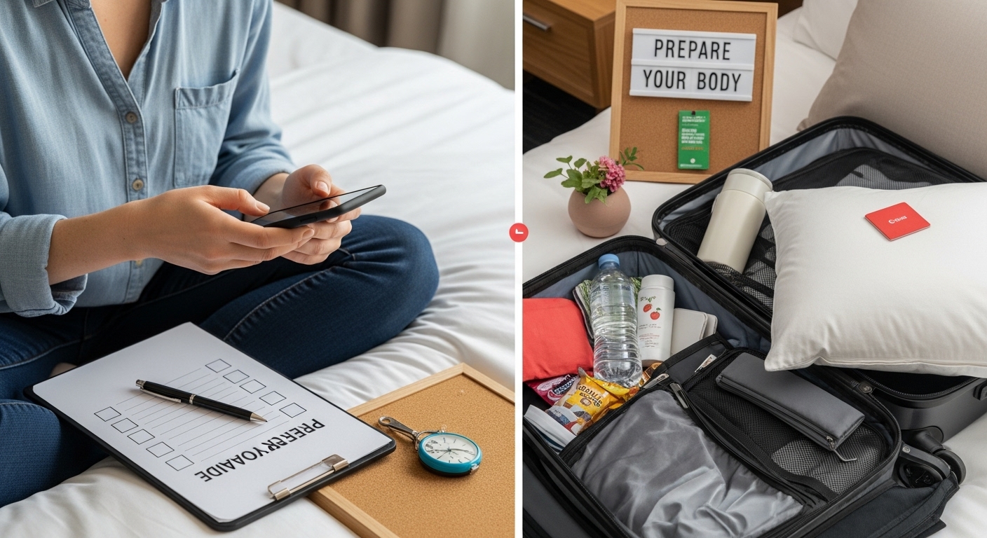 jet lag prevention steps