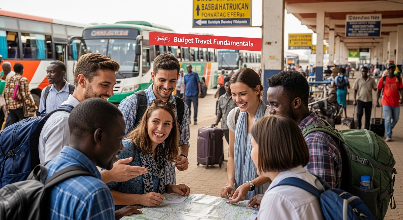 budget travel africa bus
