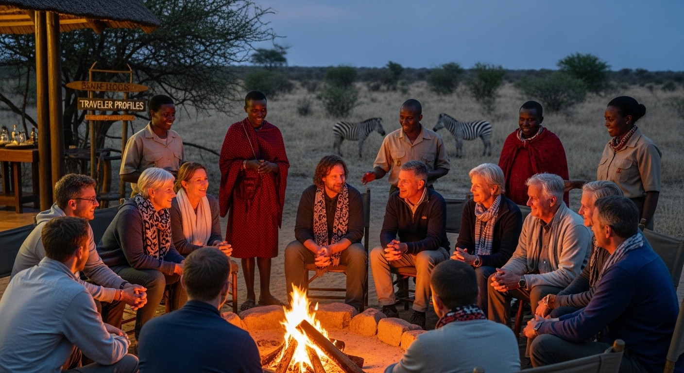 african safari traveler profiles