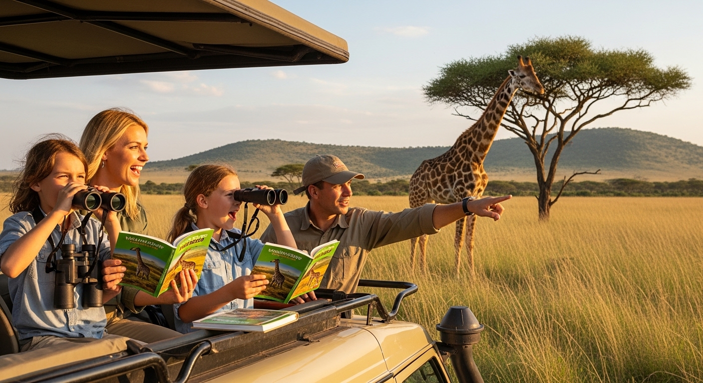 family safari, wildlife, educational travel